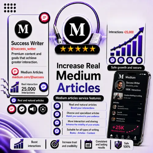 زيادة تعليقات Medium حقيقية | Medium Comments