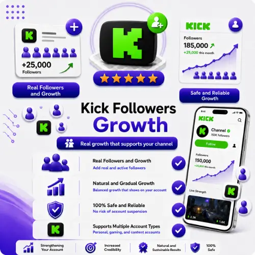 زيادة متابعين كيك (Kick Followers)