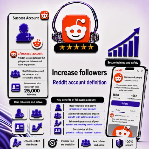 زيادة متابعين ملف تعريف ريديت | Reddit Profile Followers