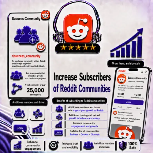 زيادة مشتركي مجتمعات ريديت | Reddit Community Members